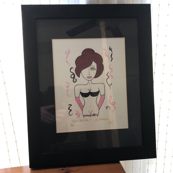 Framed Original Pop Art Lorna Wallace